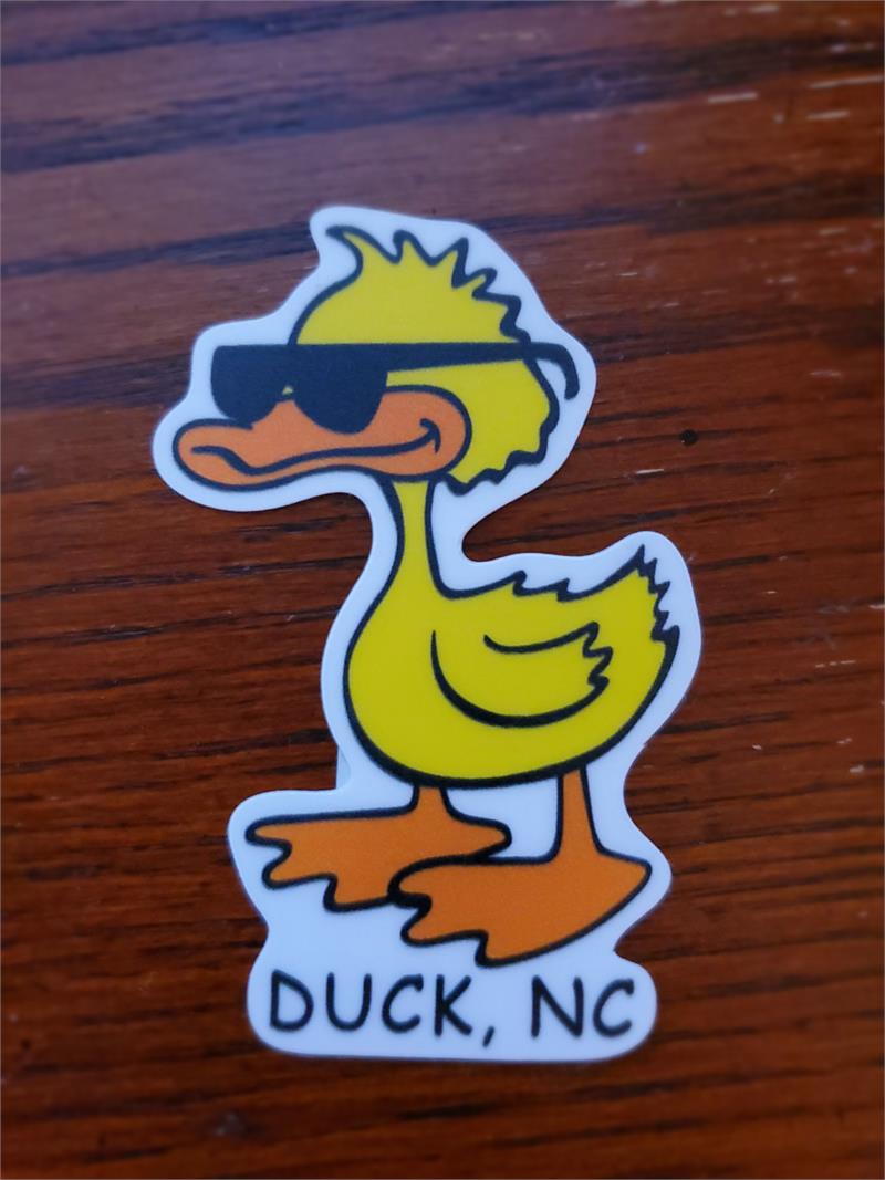 'Duckie' Duck sticker